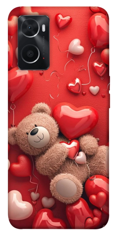 Чохол на Oppo A76 4G bear in hearts фото 1 з 1