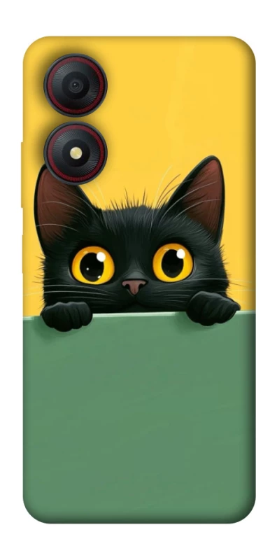Чохол на ZTE Blade A34 4G Black cat v2 фото 1 з 1