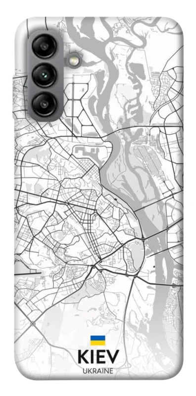 Чохол на Samsung Galaxy A04s Kiev white map фото 1 з 1