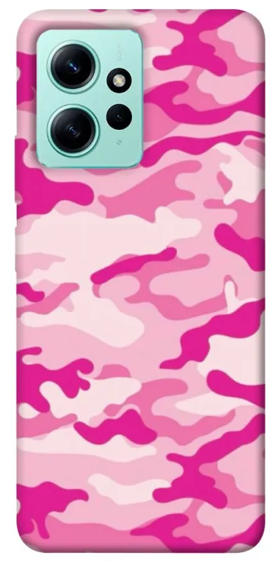 Чехол на Xiaomi Redmi Note 12 4G camouflage pink фото 1 из 1