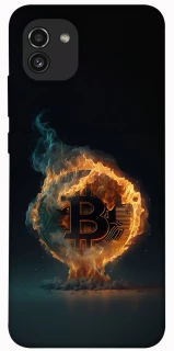 Чохол на Samsung Galaxy A03 Fire Bitcoin фото 1 з 1