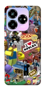 Чохол на ZTE Nubia V60 Desing Roblox collage ver.5 фото 1 з 1