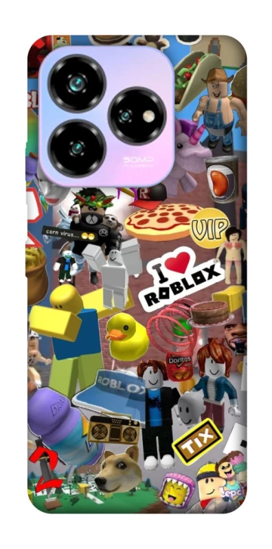 Чохол на ZTE Nubia V60 Roblox collage ver.5 фото 1 з 1