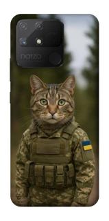 Чехол на Realme Narzo 50A Кот защитник фото 1 из 1