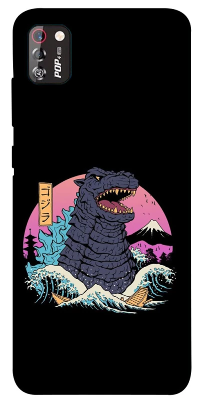 Чехол на TECNO POP 4 Pro Годзила фото 1 из 1
