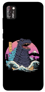 Чехол на TECNO POP 4 Pro Годзила фото 1 из 1