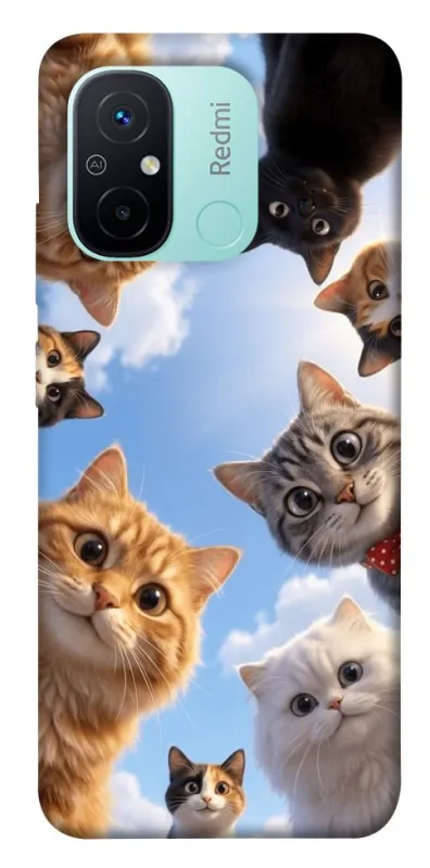 Чехол на Xiaomi Redmi 12C / Poco C55 Cats фото 1 из 1