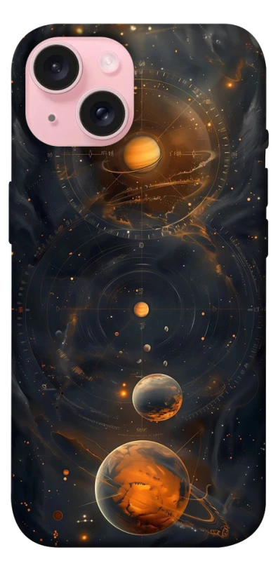 Чехол на Apple iPhone 15 (6.1") Солнечная система фото 1 из 1