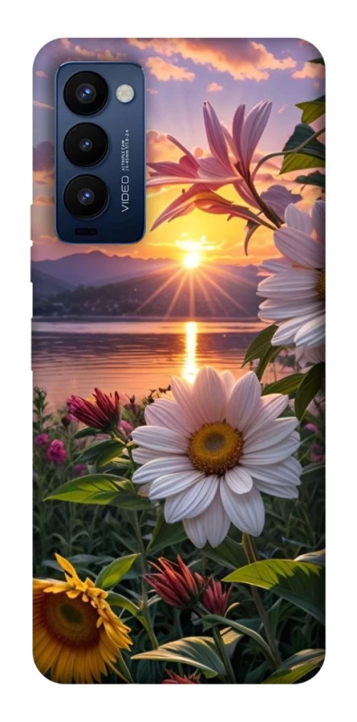 Чохол на TECNO Camon 18 Pro Flowers v31 фото 1 з 1