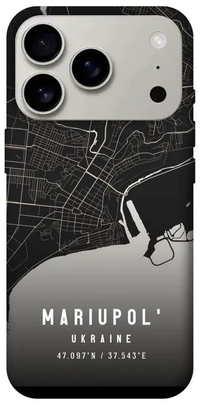 Чехол на Apple iPhone 18 Pro Mariupol map фото 1 из 2