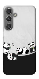 Чехол на Samsung Galaxy S24 FE Four pandas фото 1 из 1