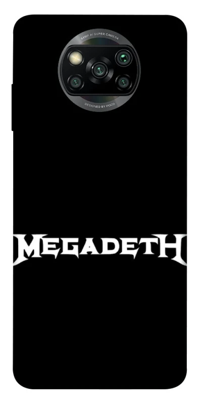 Чохол на Xiaomi Poco X3 NFC / Poco X3 Pro Megadeth logo фото 1 з 1