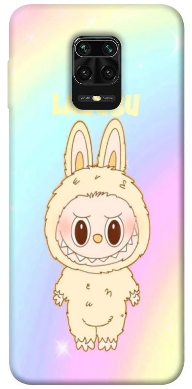 Чохол на Xiaomi Redmi Note 9s / Note 9 Pro / Note 9 Pro Max Fluffy Rainbow Labubu фото 1 з 1