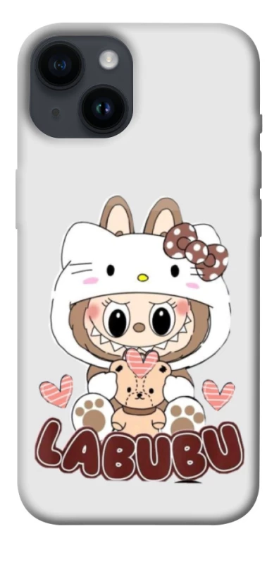 Чехол на Apple iPhone 14 (6.1") Hello Kitty Labubu фото 1 из 1