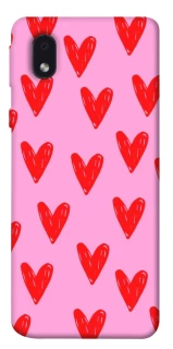 Чехол на Samsung Galaxy M01 Core / A01 Core Red hearts 2 фото 1 из 1