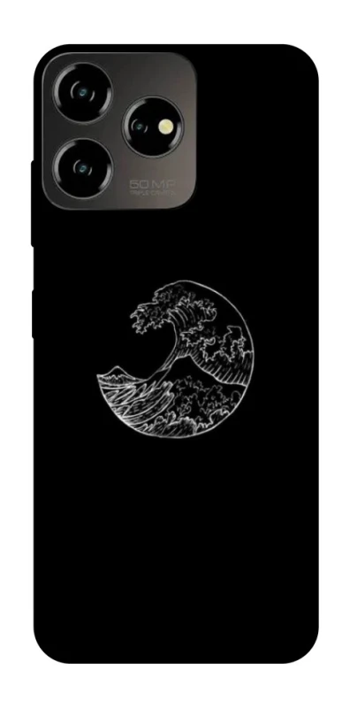 Чохол на ZTE Blade V50 Design 4G Black tsunami фото 1 з 1