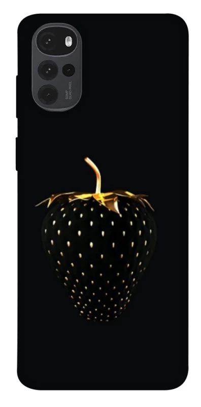 Чохол на Motorola Moto G22 Чорна полуниця фото 1 з 1