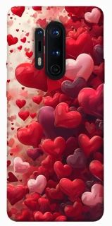Чохол на OnePlus 8 Pro Many hearts фото 1 з 1