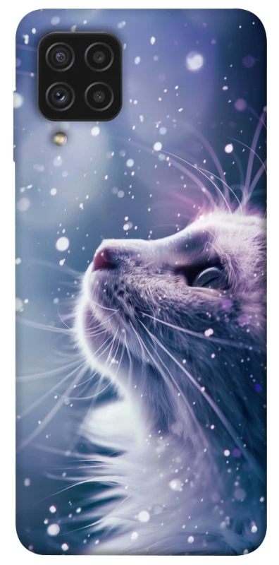 Чехол на Samsung Galaxy A22 4G Snow cat фото 1 из 1