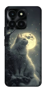 Чохол на Huawei Honor X6a Кіт під місяцем фото 1 з 1