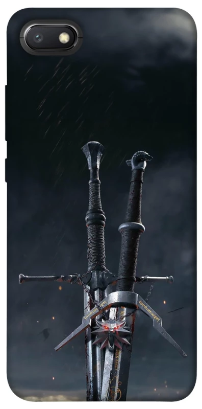 Чехол на Xiaomi Redmi 6A Мечи Ведьмака фото 1 из 1