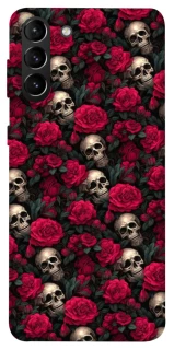 Чехол на Samsung Galaxy S21+ Черепа и розы фото 1 из 1