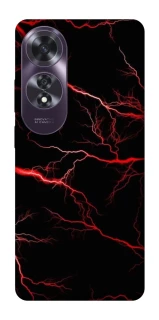 Чехол на Oppo A60 Красная молния фото 1 из 1