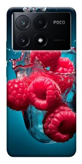 Чохол на Xiaomi Poco X6 Малинка у воді фото 1 з 1