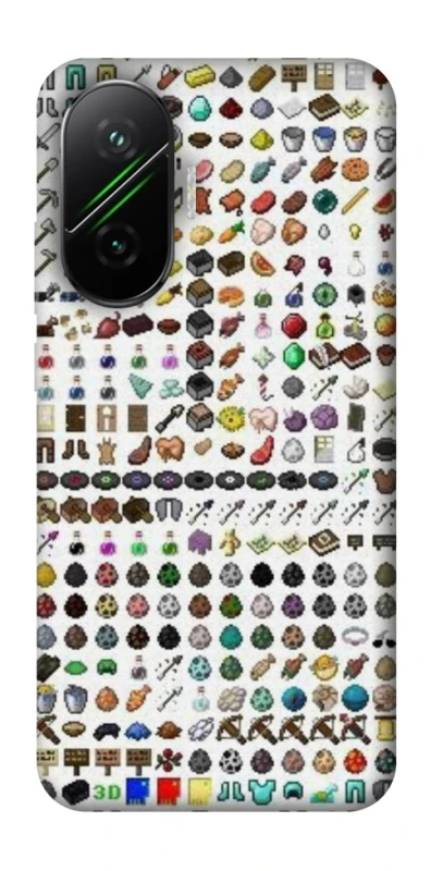 Чохол на Xiaomi Poco F7 Minecraft v2 фото 1 з 1