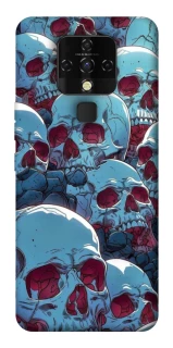Чехол на TECNO Camon 16 SE Skulls v2 фото 1 из 1