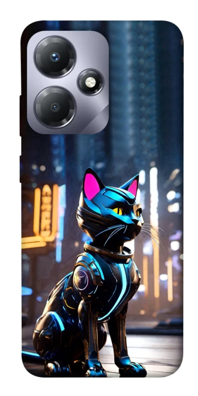 Чохол на Infinix Hot 30 Play Cyber cat фото 1 з 1