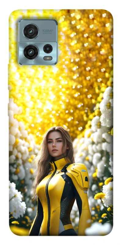 Чехол на Motorola Moto G72 Cyber space girl ver.2 фото 1 из 1