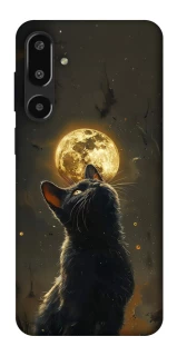 Чохол на Samsung Galaxy F16 Кіт під місяцем v2 фото 1 з 1