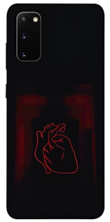 Чехол на Samsung Galaxy S20 Красное сердце фото 1 из 1