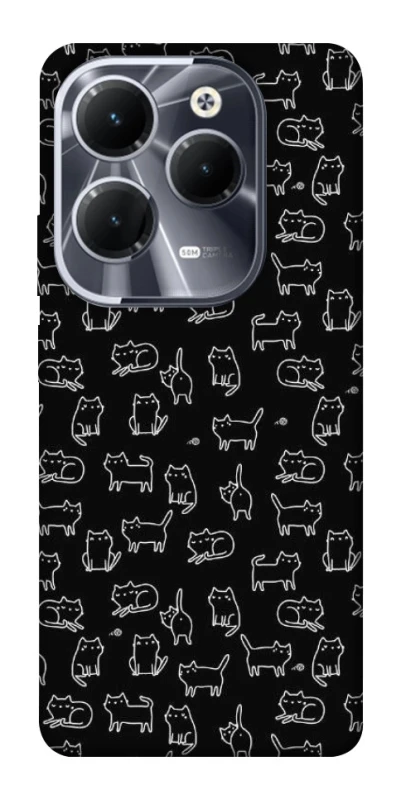 Чохол на Infinix Hot 40 Pro Black Cats фото 1 з 1