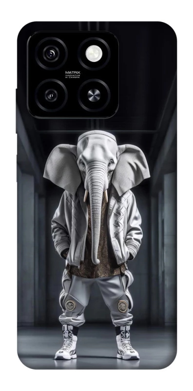 Чохол на ZTE Blade A55 4G Слон v2 фото 1 з 1