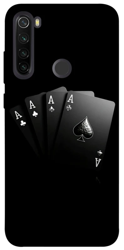 Чохол на Xiaomi Redmi Note 8T Black Cards фото 1 з 1