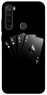 Чохол на Xiaomi Redmi Note 8T Black Cards фото 1 з 1
