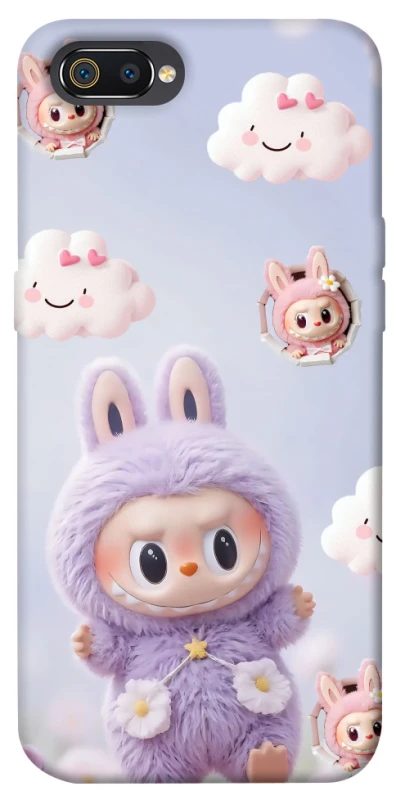 Чохол на Realme C2 Labubu & clouds фото 1 з 1