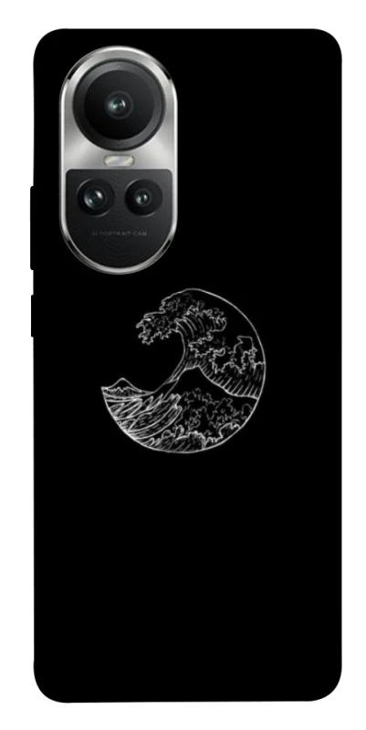 Чохол на Oppo Reno 10 Black tsunami фото 1 Чохол на Oppo Reno 10 Black tsunami фото 1 з 1