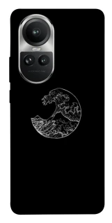 Чохол на Oppo Reno 10 Black tsunami фото 1 Чохол на Oppo Reno 10 Black tsunami фото 1 з 1