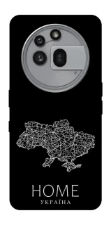 Чохол на Nothing Phone (3a) Pro Ukraine black map фото 1 з 1