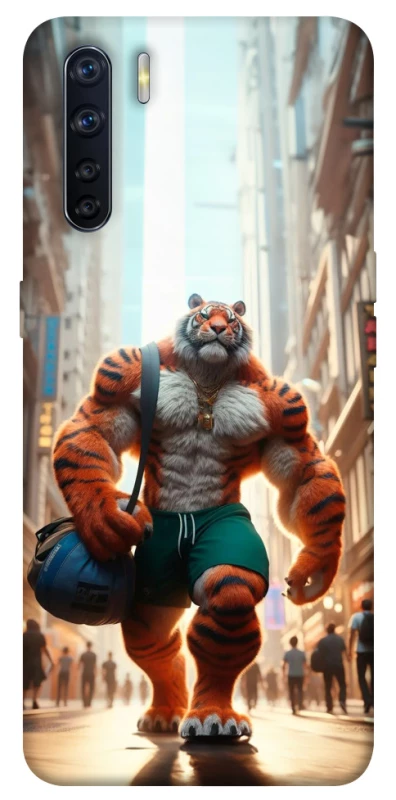 Чехол на Oppo A91 Тигр фото 1 из 1