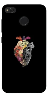 Чехол на Xiaomi Redmi 4X Heart with flowers фото 1 из 1