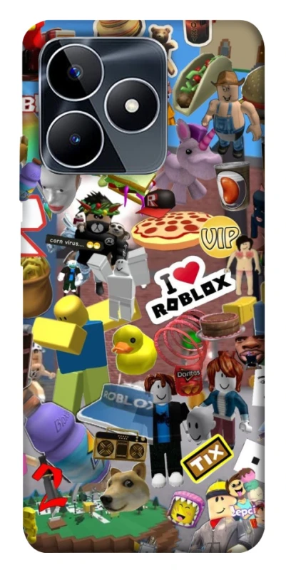 Чехол на Realme C53 Roblox collage ver.5 фото 1 из 1