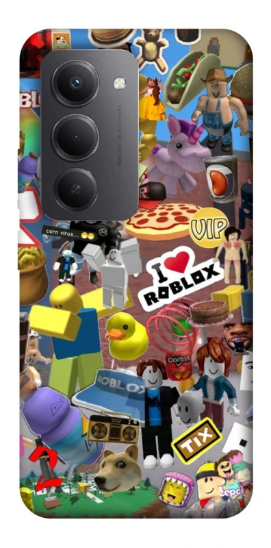 Чохол на Xiaomi Redmi 15 (EU) Roblox collage ver.5 фото 1 з 1