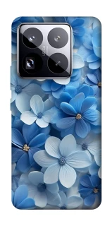 Чехол на Xiaomi 15 Pro Синие цветы фото 1 из 1