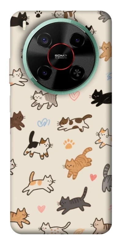 Чохол на ZTE Nubia V70 Max Cat style ver.2 фото 1 з 1