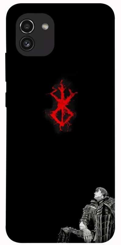 Чохол на Samsung Galaxy A03 berserk black фото 1 з 1