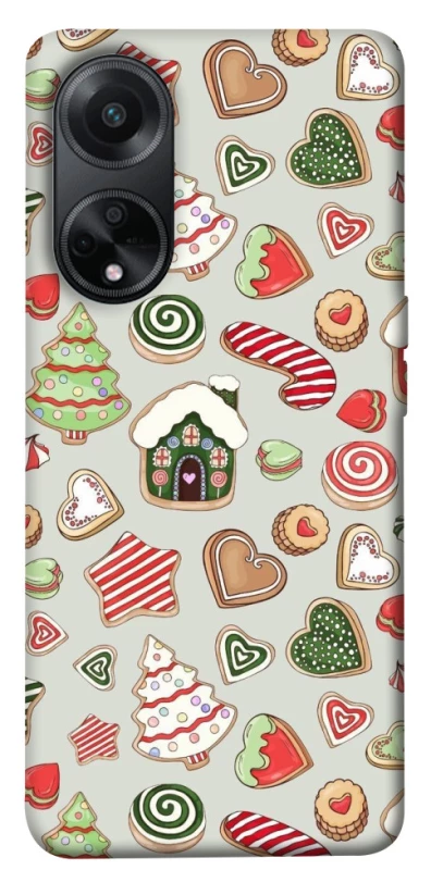 Чохол на Oppo A58 4G Новорічний v7 фото 1 з 1